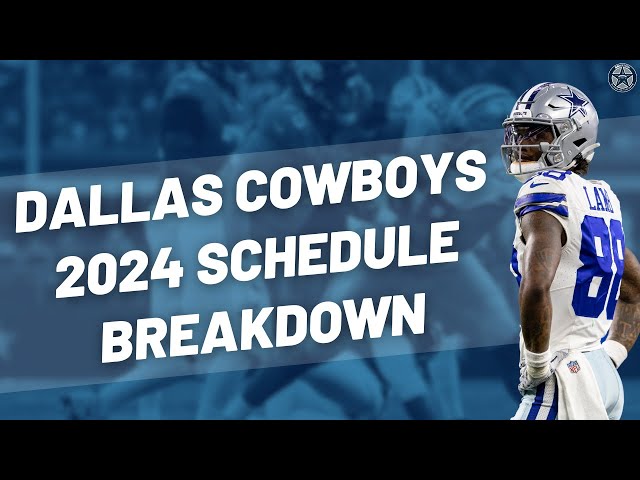 Dallas Cowboys 2024 Schedule Reaction and Breakdown | Blogging The Boys