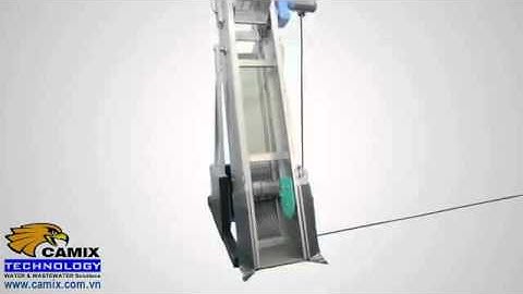 Song chắn rác kiểu lược xích kéo