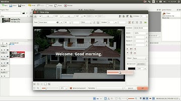 Subtitles in transparent background in a video using kdenlive in ubuntu?