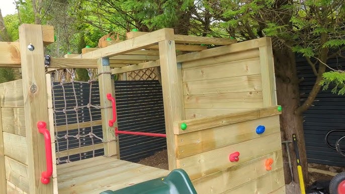 The Dunster House MegaFort Mountain Climbing Frame - Climbing Frame  Installer