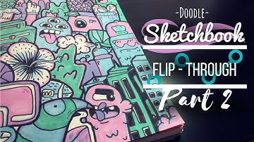Sketchbook Flip Through Part 2! *My older sketchbooks*