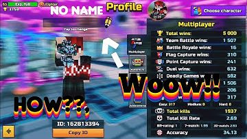 How do you invisible name??? NAME GLITCH  in Pixel gun 3d