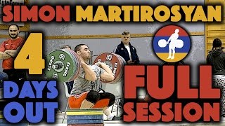 Simon Martirosyan (105) - Power Snatch, Clean & Jerk, + Back Squat (April 12) Simon Martirosyan (105) - Power Snatch, Clean & Jerk, + Back Squat (April 12)