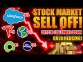 BITCOIN LIVE : STOCK MARKET SELL OFF, BTC FOLLOWS, GOLD BOOMING