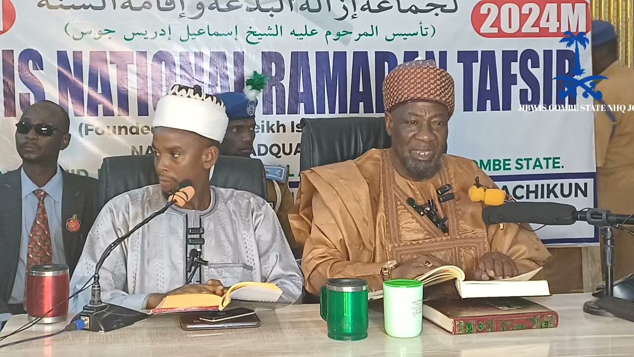 Day 11 National Ramadan tafsir by Sheikh Yusuf  Sambo Rigachikum Alrm Abdullahi Baffa Itas @ Gombe