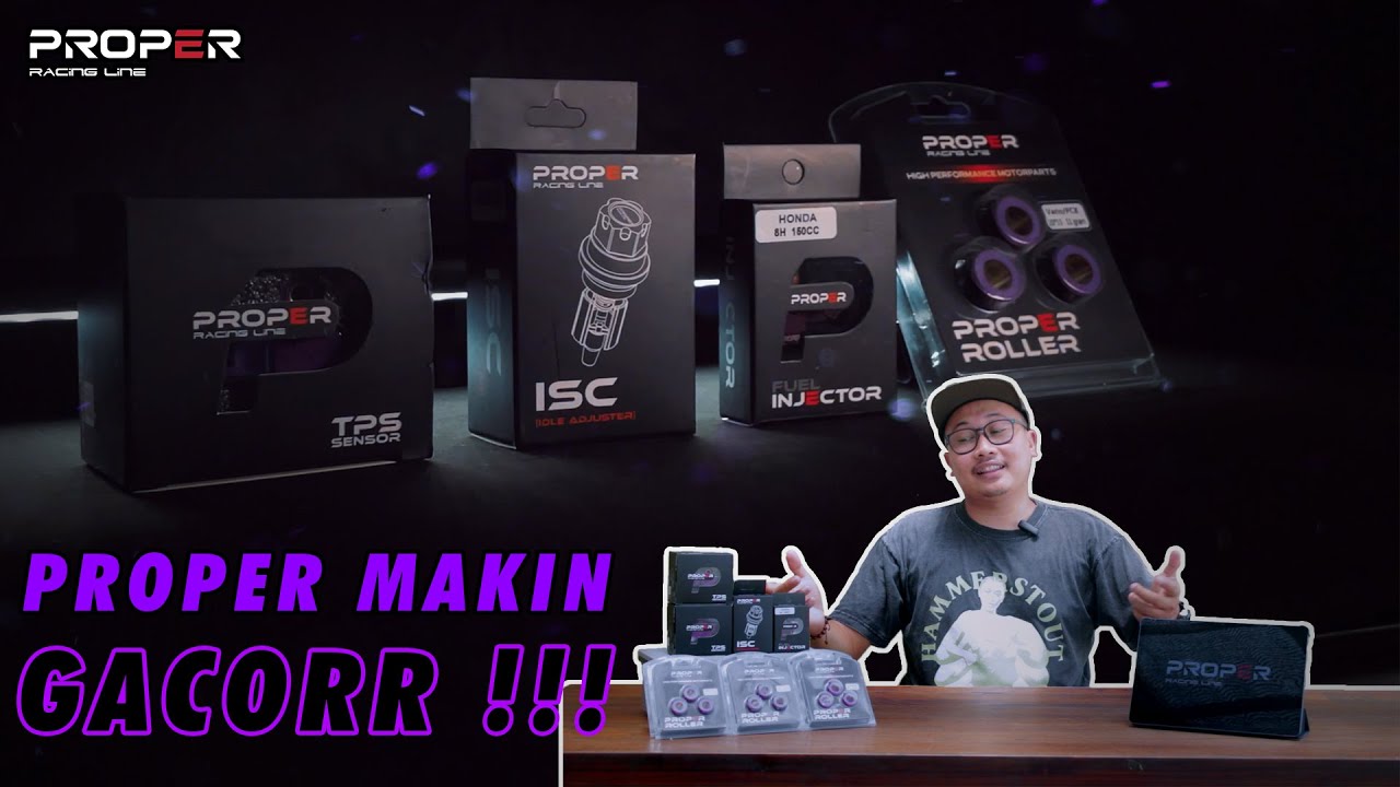 REVIEW ROLLER, TPS, ISC, & INJEKTOR VARIO/ AEROX BY PROPER RACING LINE