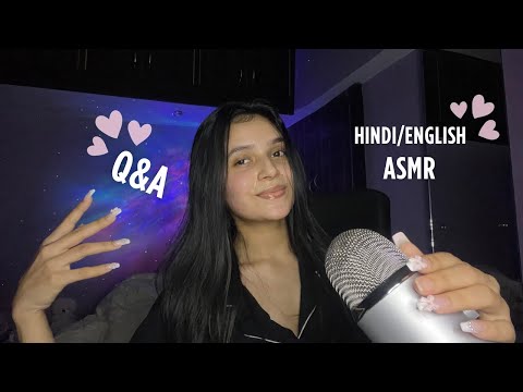 ASMR | Q&A (UpClose Whispering) | Hindi/English 🫶🏻