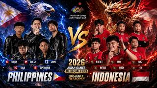 INDONESIA vs PHILIPPINES 2026 Asian Games MLBB Qualifiers [Game 2] #mobilelegends #mlbbheroes #mlbb