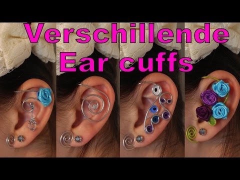 Verschillende mooie ear cuffs DIY / tutorial