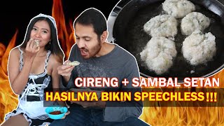 REAKSI SUAMI BULE MAKAN CIRENG