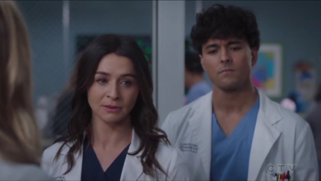Amelia, Simone and Lucas | Grey's Anatomy season 21x17 | scene 2