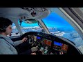 Single pilot jet flight crossing the country