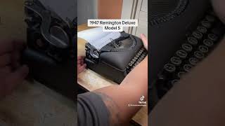 How To Use All Functions On A 1947 Remington Deluxe Model 5 Vintage Portable Typewriter