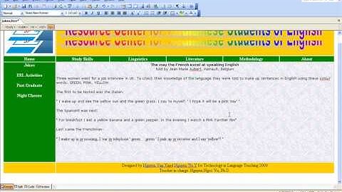 MS Frontpage tutorial Part 5 Getting things done