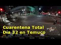 Cuarentena Total, día 32 en Temuco (centro), Araucanía, Chile
