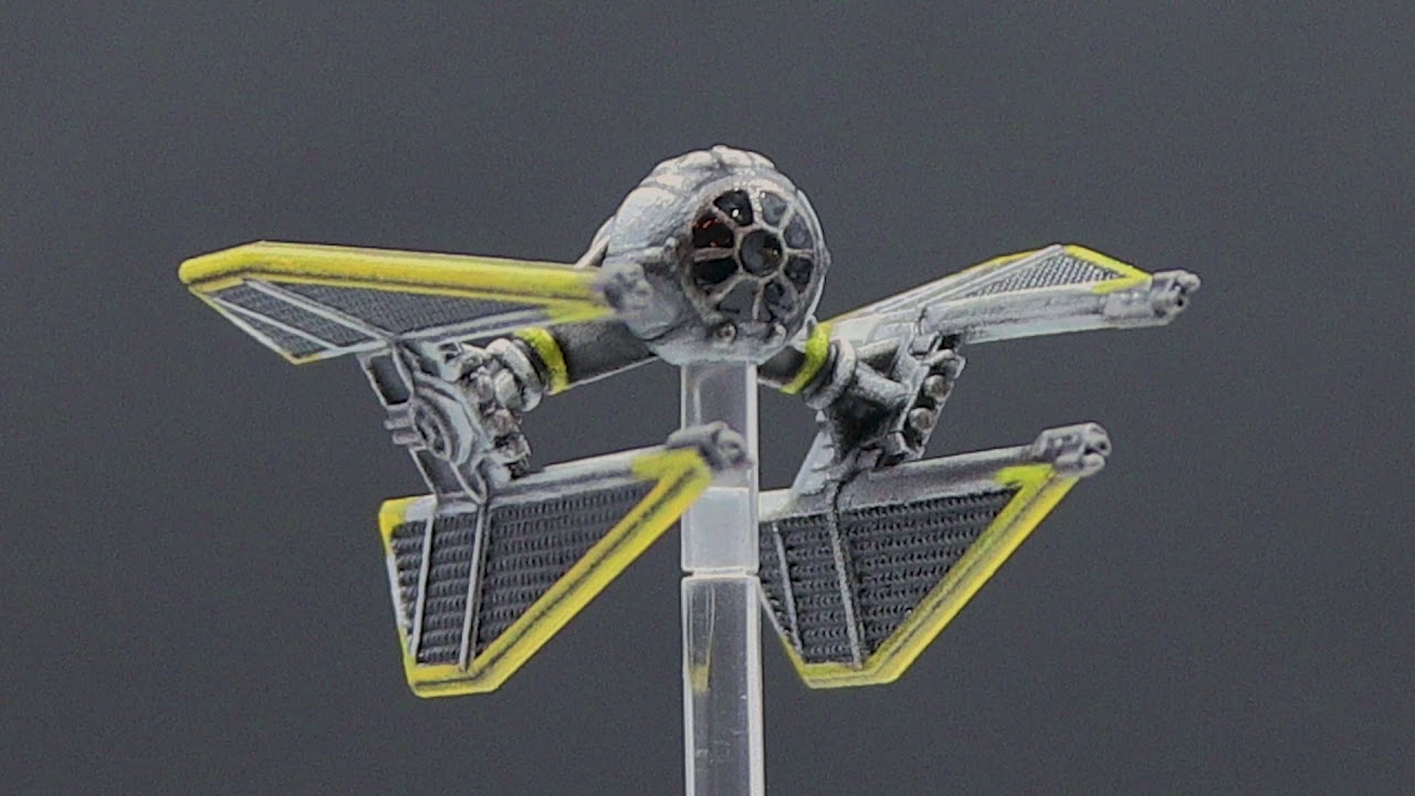3D Printed TIE Protector X-Wing the Miniatures Game - YouTube