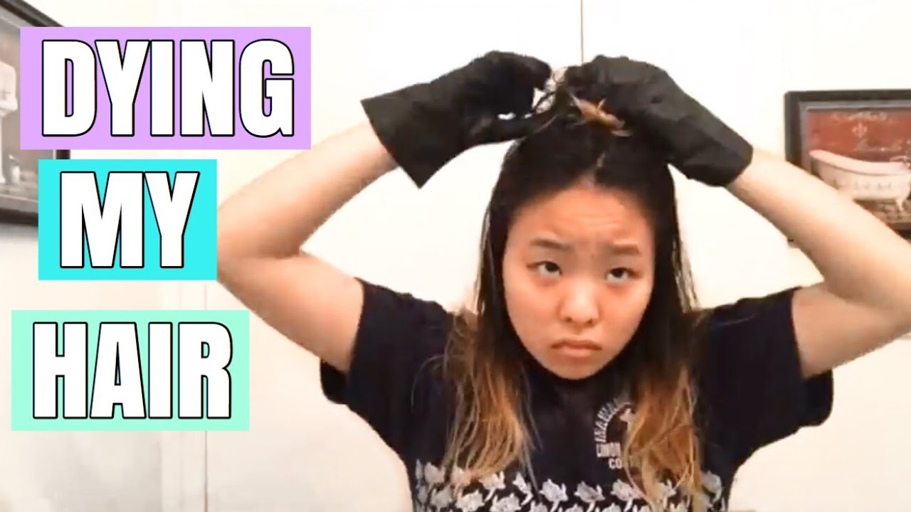 DYING MY HAIR TEAL BLUE AT HOME - YouTube