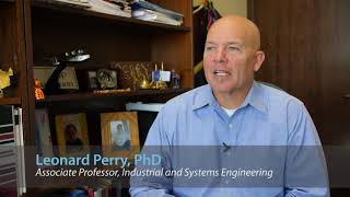 Office Hours: USD Associate Professor of Industrial and Systems Engineering, Leonard Perry, PhD