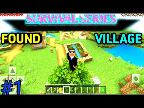 MINECRAFT Survival series found village - YouTube