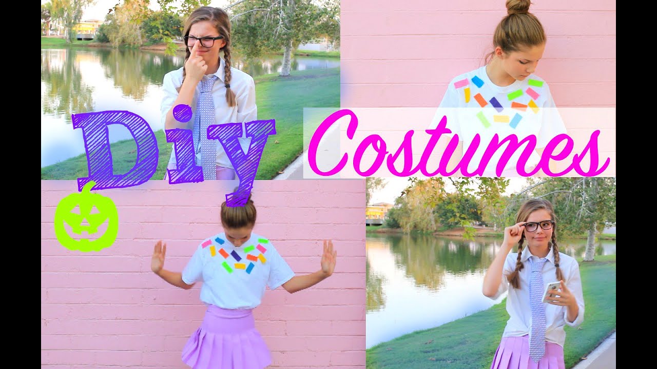 DIY Affordable and Last Minute Halloween Costumes! YouTube
