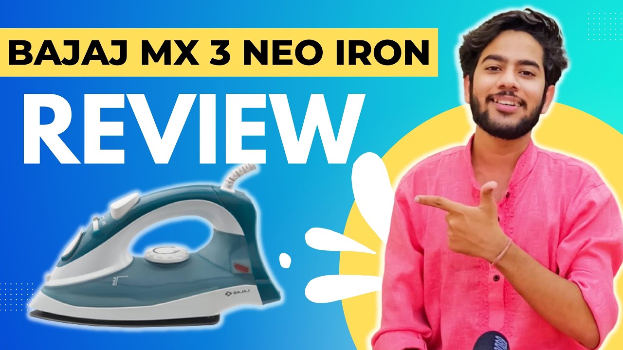 Bajaj MX 3 Neo Steam Iron, Steam Iron, Irons, Home Comfort