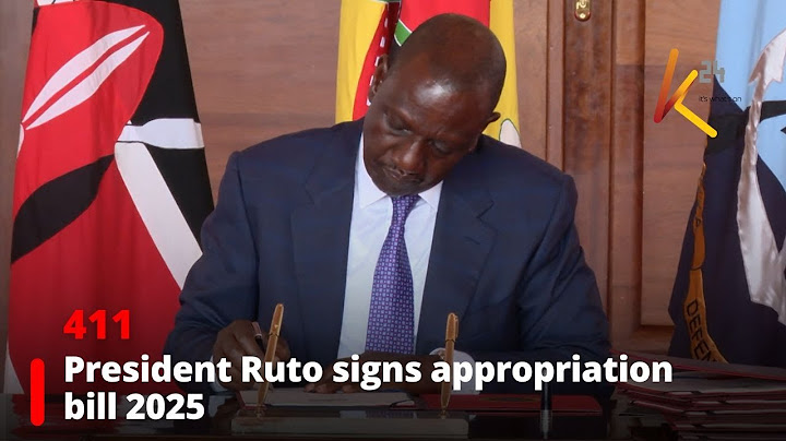 President Ruto signs appropriation bill 2025, unveils major funding for health and agriculture