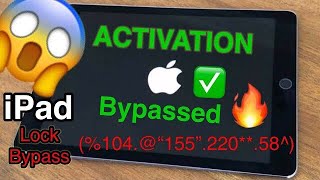 iPad ACTIVATION lock REMOVAL without APPLE ID password|How to unlock iPad without Apple id PASSWORD