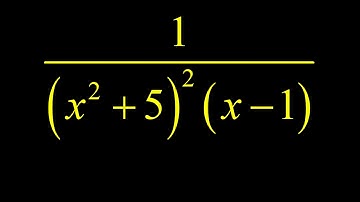 Partial fractions with repeated quadratic factor.