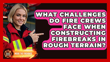 What Challenges Do Fire Crews Face When Constructing Firebreaks in Rough Terrain?