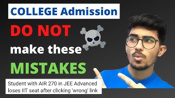 COLLEGE Admission Mistakes | MHT-CET 2021 | Form Filling by Ali Solanki