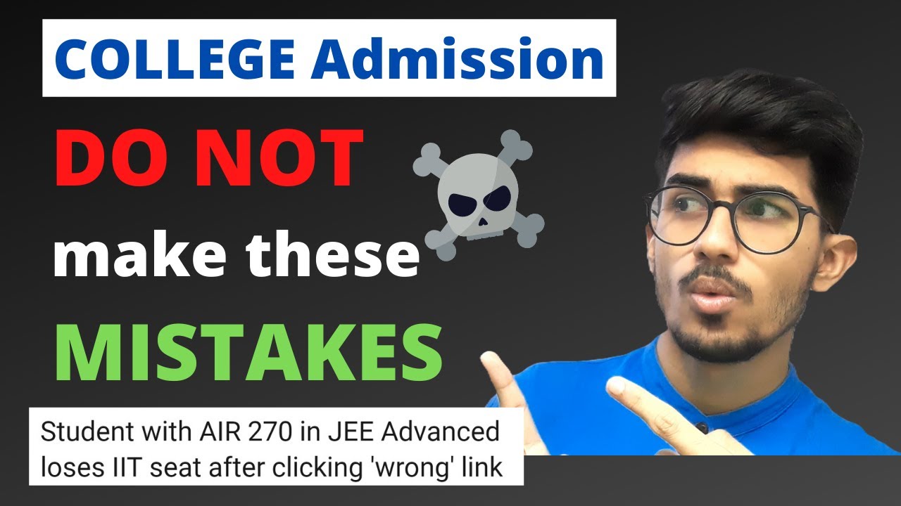 COLLEGE Admission Mistakes | MHT-CET 2021 | Form Filling by Ali Solanki