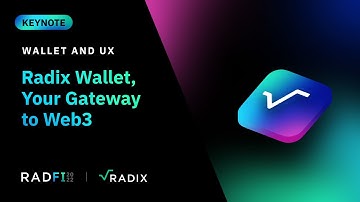 RadFi - Radix Wallet, Your Gateway to Web3