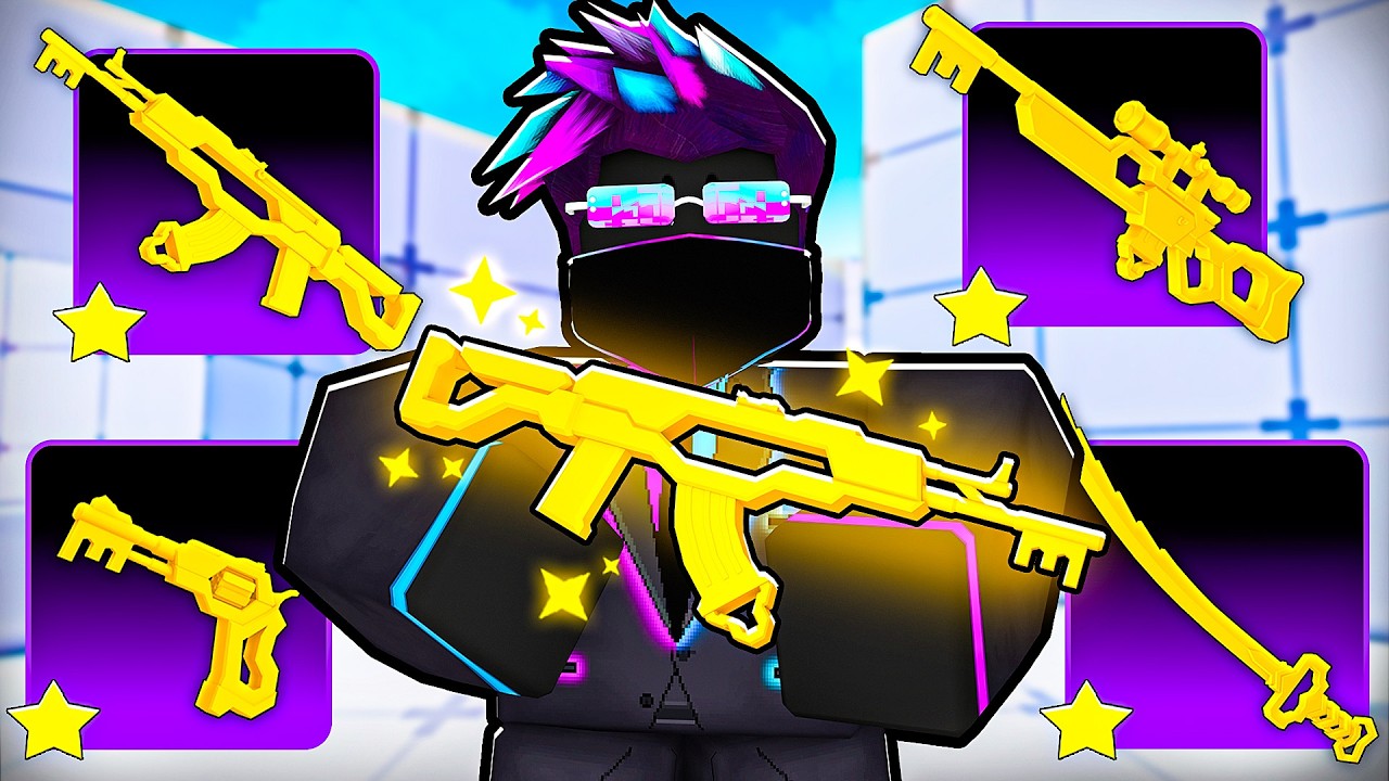 Winning with EVERY KEY SKIN in Roblox Rivals! - YouTube