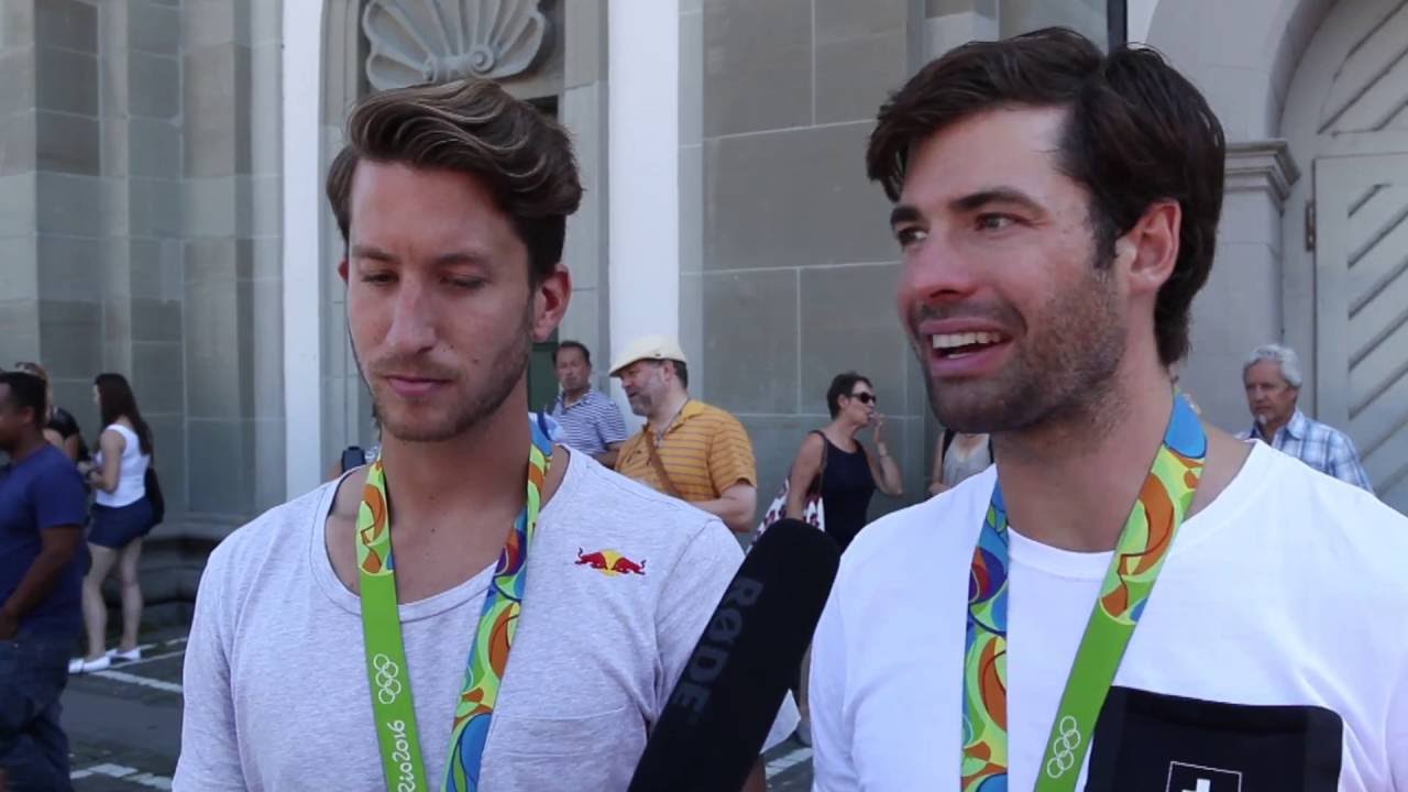 Die Stadt Luzern empfängt Olympia-Sieger Mario Gyr und Simon Schürch