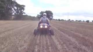 Stubble Jam. 70 Mph Motorbike Engined Mower