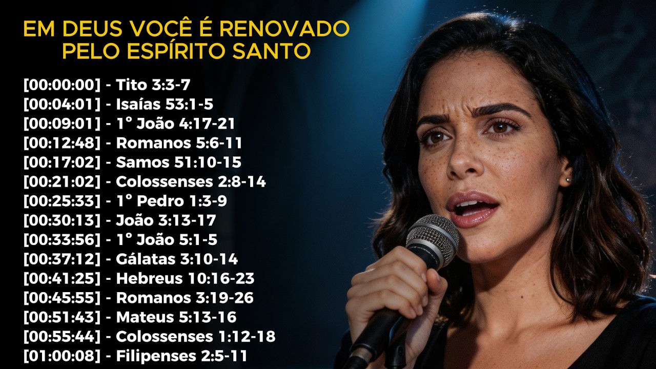 Em Deus Você É Renovado pelo Espírito Santo | Músicas Santas | Louvor Gospel | Estilo Gabriela Rocha