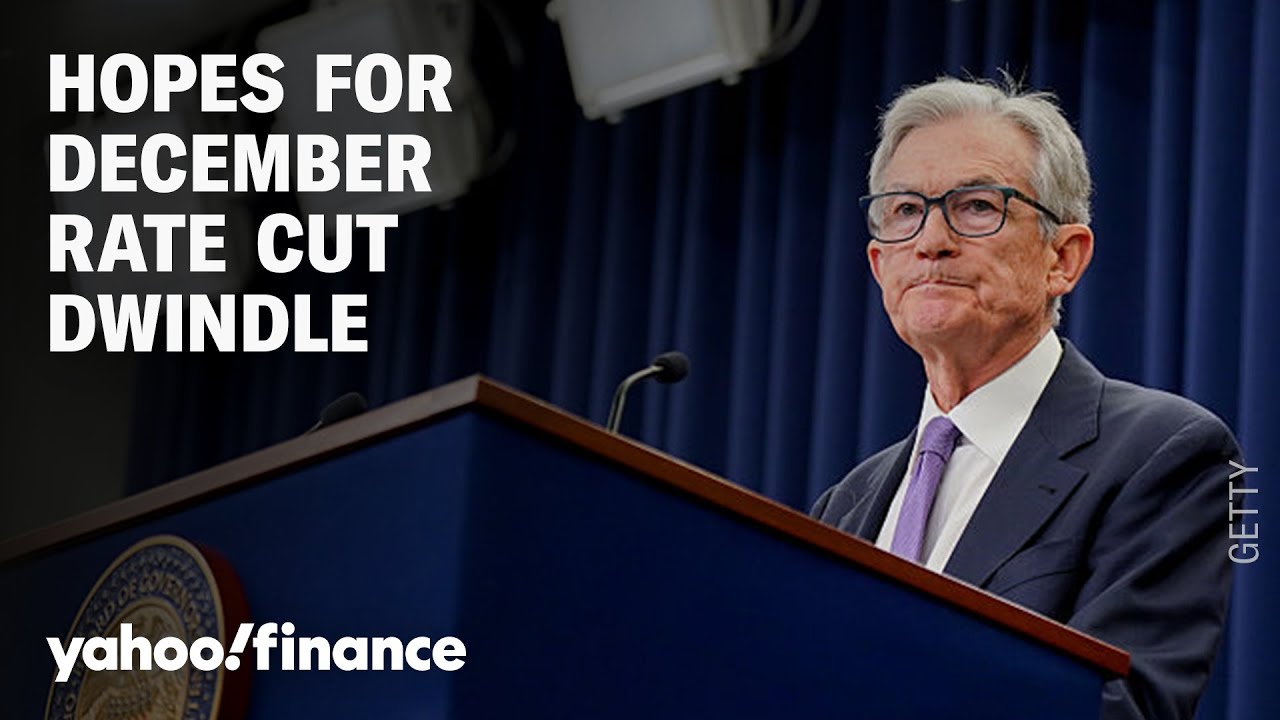 Why hopes of a December Fed rate cut are declining - YouTube