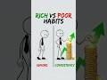 Rich People Hide This Habit…Poor People Ignore It 🤯 #broken #motivation #stickman #mindset #finance