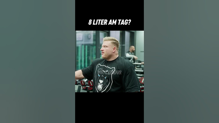 8 Liter am TAG?😳