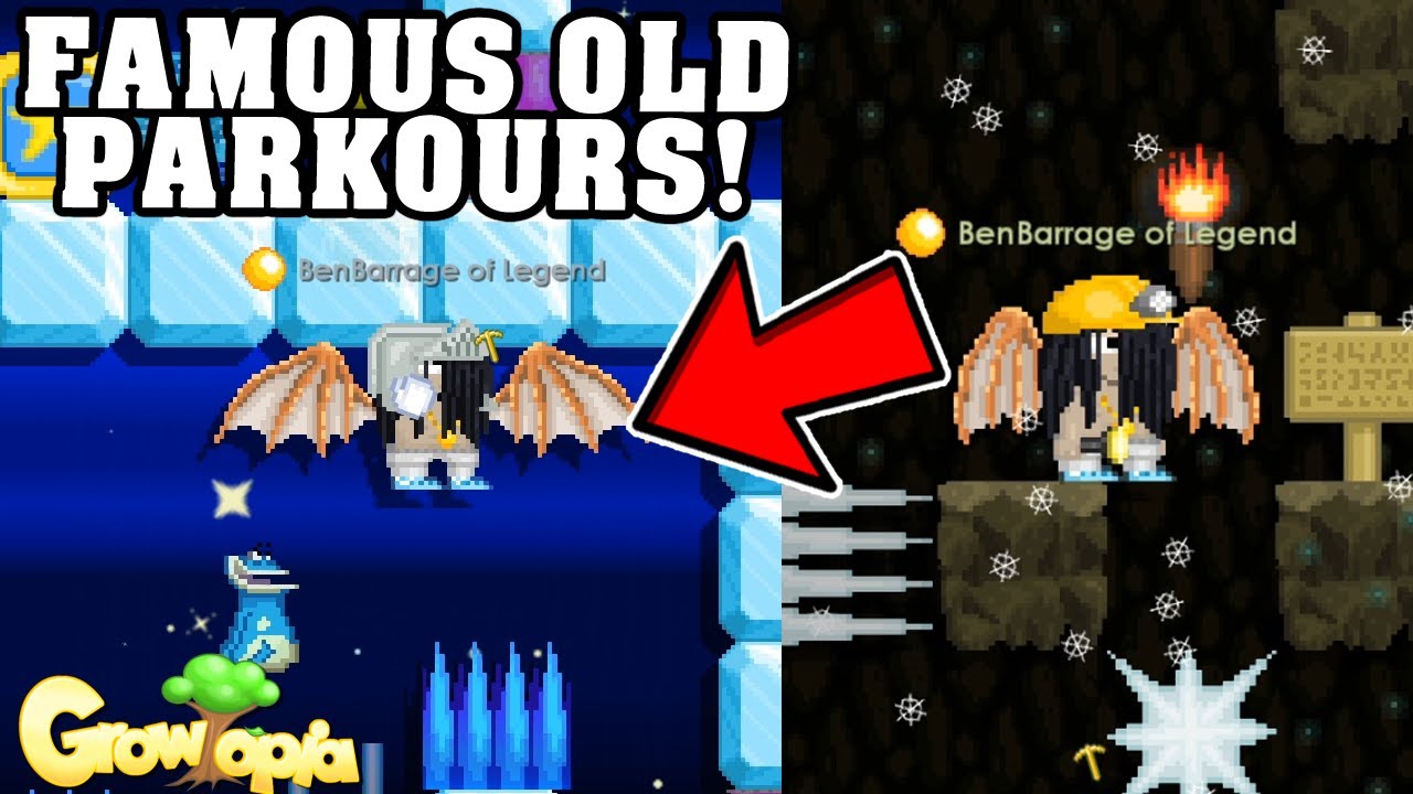 Visiting Old Parkour Worlds! Nostalgic! | Growtopia