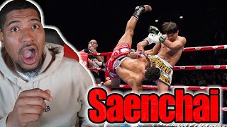 NEW MUAY THAI FAN REACTS TO: Saenchai - King of Muay Thai (Original Career Documentary)