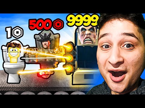 ჩემი ტოილეტების სახლი ავაშენე roblox Skibidi Toilet Tycoon