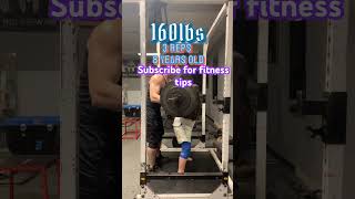 160 squat 3 reps 8 year old girl shorts squat gymlife gym fitness bodybuilding sophiebell