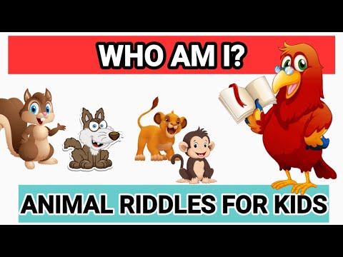 Animal Riddles for Kids ︳Who am I? ︳English for Kids# #Animal Riddles for  Kids with answer - YouTube