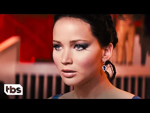 The Katniss Girl on Fire Dress Scene in the Hunger Games: Catching Fire | TBS