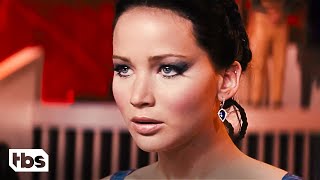 The Katniss Girl on Fire Dress Scene in the Hunger Games: Catching Fire | TBS