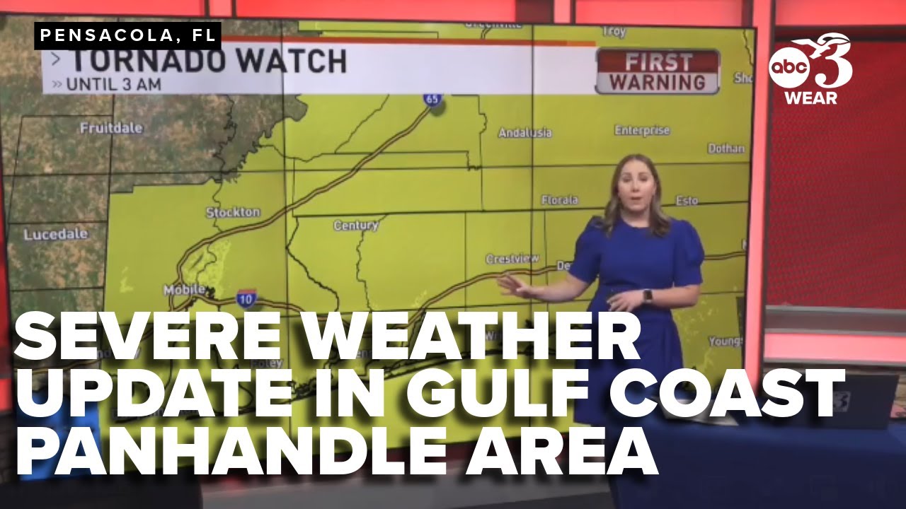 SEVERE WEATHER UPDATE for Gulf Coast - YouTube