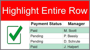 Automatisch een hele rij markeren in Google Sheets (op basis van de celwaarde)