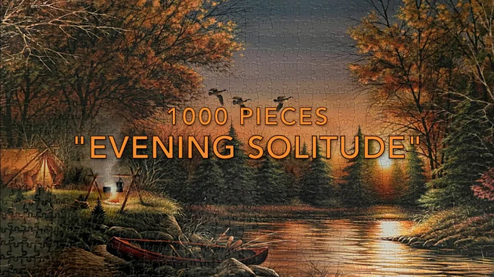 1000 Piece Jigsaw Puzzle Time Lapse - Evening Solitude