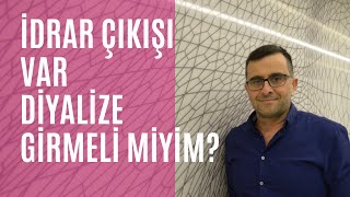 İdrar Çıkışı Varsa Diyalize Girilmeli midir? / Hangi Hastalar Diyalize Girmelidir?